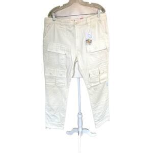 Vic Garcia World DE FLOR CARGO PANT VANILLA ICE White Sz 36 Cargo Pants $165